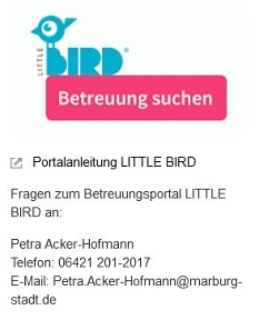 Bird_Betreuung für Kinder.JPG © Universitätsstadt Marburg