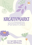 Flyer Kreativmarkt Marburg 2023