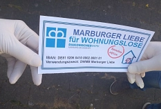 Spendenaktion: Marburg Liebe für Wohnungslose © Diakonisches Werk Marburg-Biedenkopf